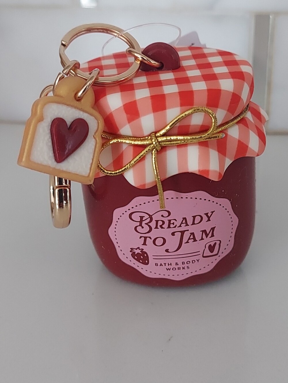 Jam jar pocketback holder by bath and body works